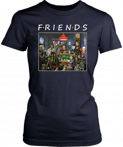 Friends Horror Halloween Playing Card Offcial T-Shirt