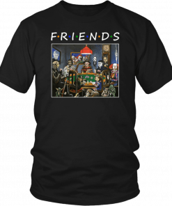 Friends Horror Halloween Playing Card Offcial T-Shirt