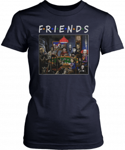 Friends Horror Halloween playing card T-Shirt