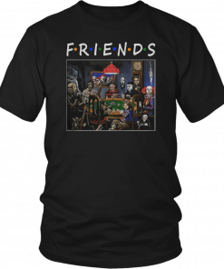 Friends Horror Halloween playing card T-Shirt