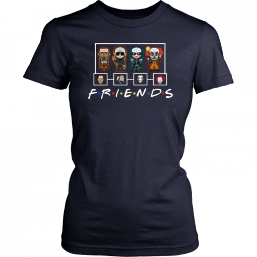 Friends Horror Movie Creepy Halloween T-Shirt