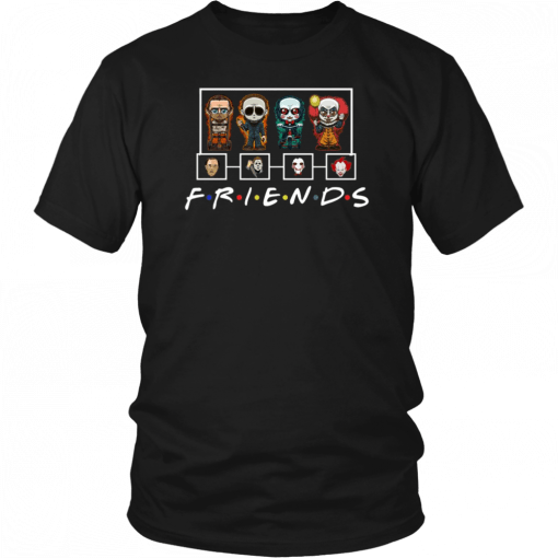 Friends Horror Movie Creepy Halloween T-Shirt