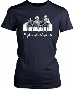 Friends tv show Beetlejuice Edward Scissorhands Jack Skellington Shirt