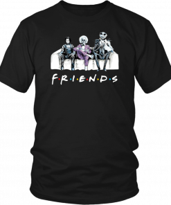 Friends tv show Beetlejuice Edward Scissorhands Jack Skellington Shirt