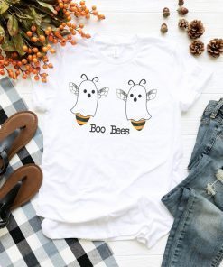 Funny BOO BEES Halloween T shirt Ladies Tee Honey Bee Halloween Costume Boobies Ghost Boobs Boobees