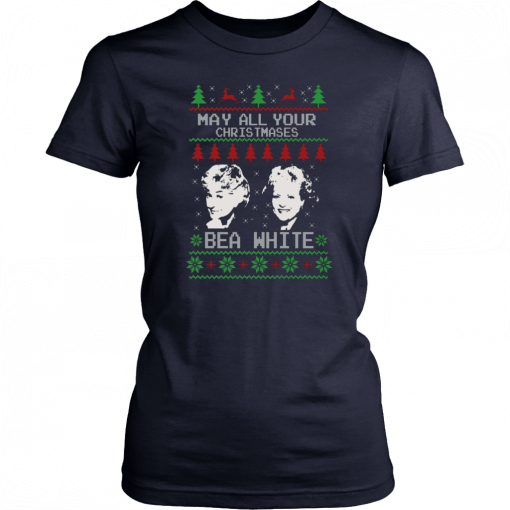 Golden Girls May All Your Christmases Bea White T-Shirt