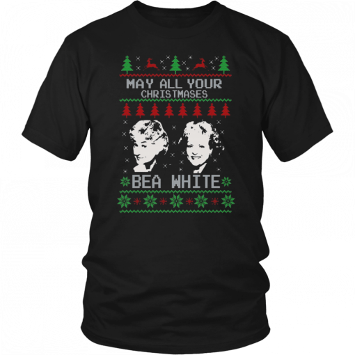 Golden Girls May All Your Christmases Bea White T-Shirt