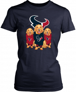 Golden Retriever Houston Texans T-Shirt