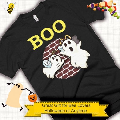 Honey Bees Dressed as Ghosts for Halloween T-Shirt