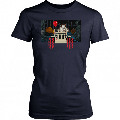 Halloween pennywise and jeep T-Shirt