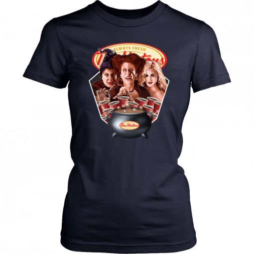 Halloween Costume Hocus Pocus Sanderson Sisters Magic Potion Tim Hortons T-Shirt