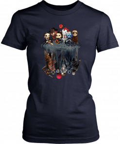 Horror Characters Water Mirror Reflection 2019 T-Shirt