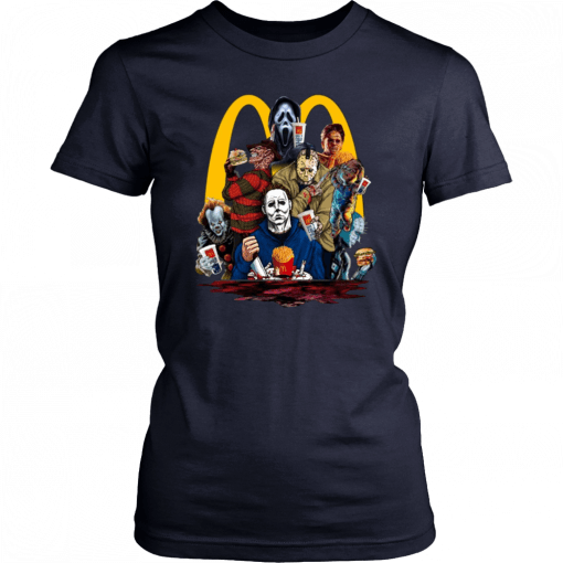 Horror Movie Characters MCdonald T-Shirt