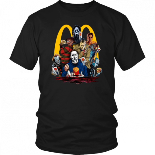 Horror Movie Characters MCdonald T-Shirt