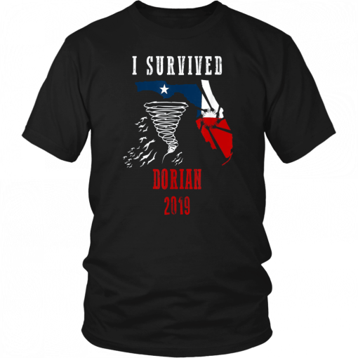 I Survived Hurricane Dorian 2019 Florida Survived storm gift T-Shirt