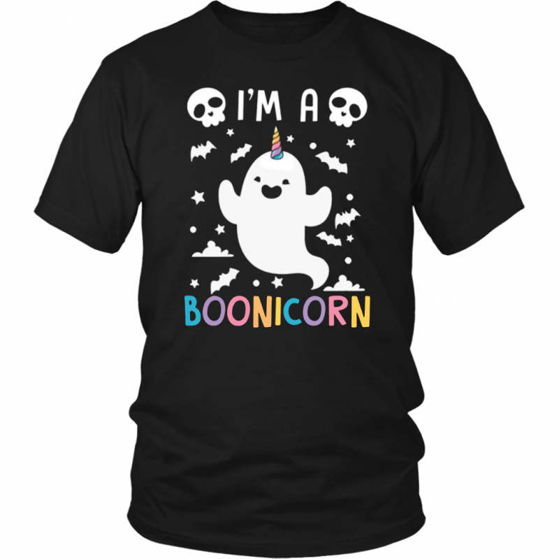 I'm A Boonicorn Cute Unicorn Ghost Halloween Costume T-Shirt