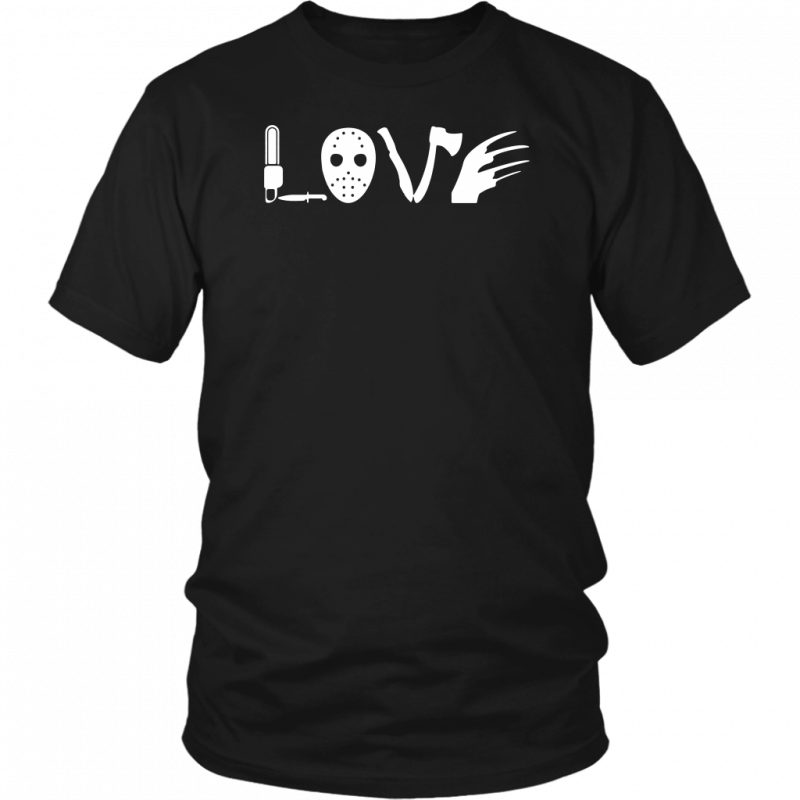 Jason Voorhees Love Icon Horror 2019 T-Shirt
