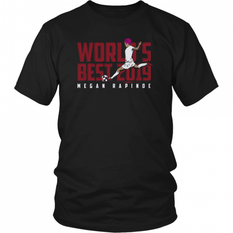 Megan Rapinoe Shirt - World's Best 2019, USWNTPA T-Shirt