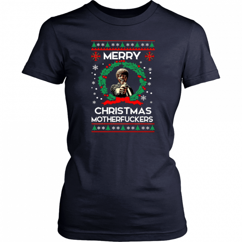 Samuel L Jackson Merry Christmas motherfucker sweater Classic T-Shirt