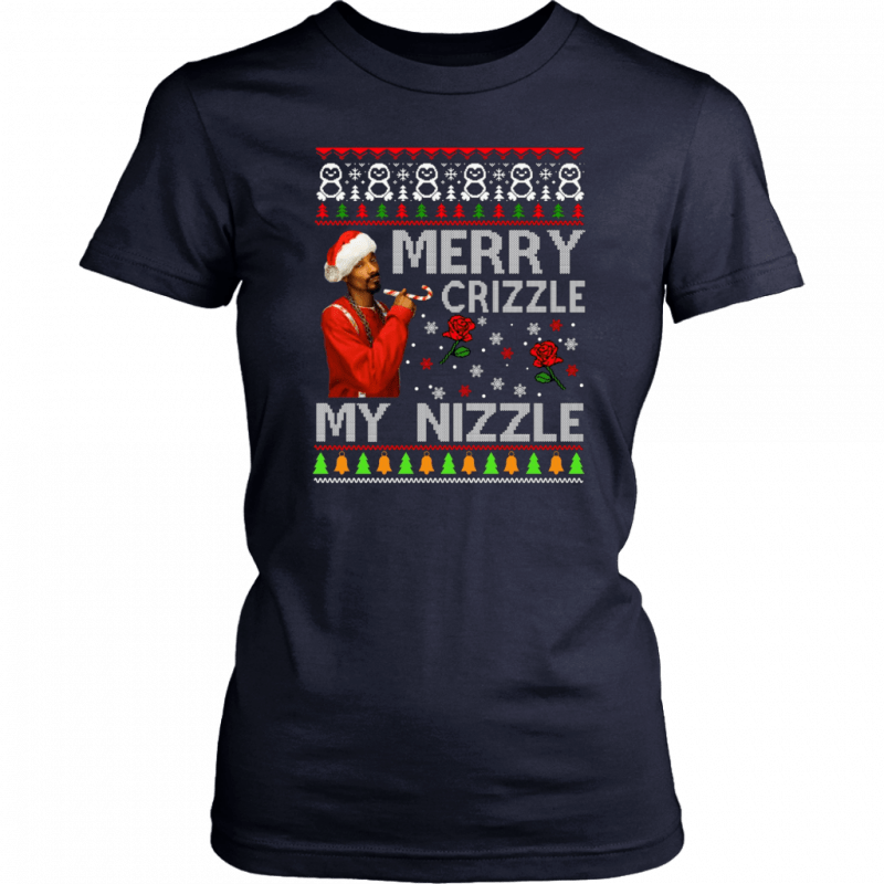 Snoop Dogg Merry Crizzle My Nizzle Christmas Gift T-Shirt