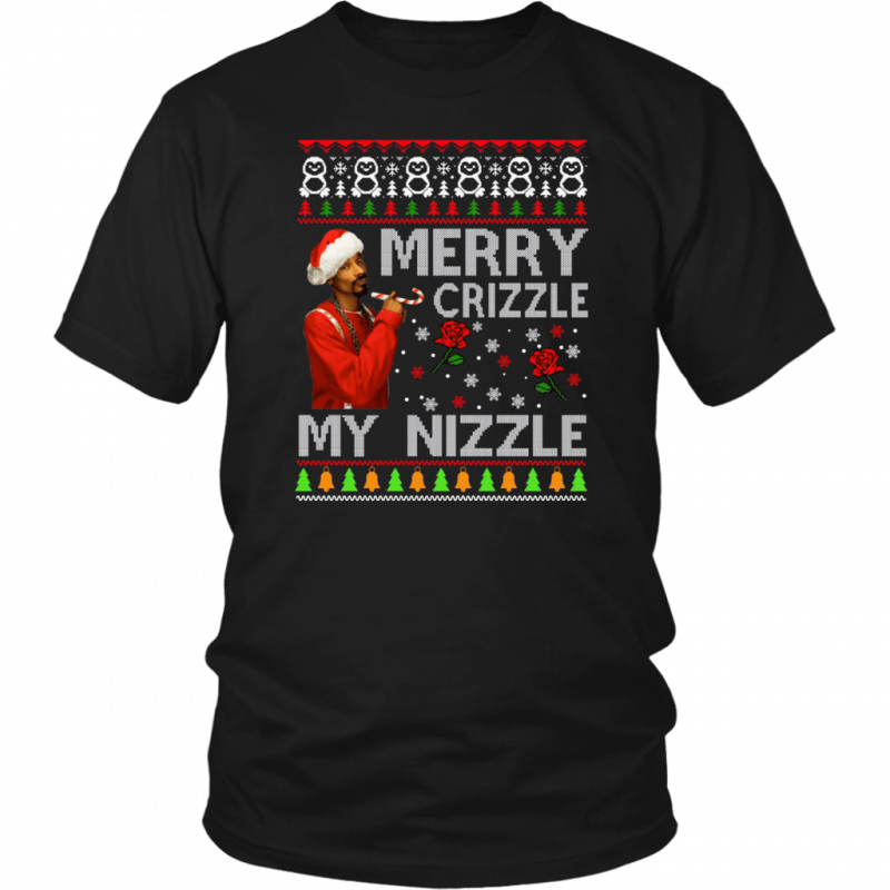 Snoop Dogg Merry Crizzle My Nizzle Christmas Gift T-Shirt