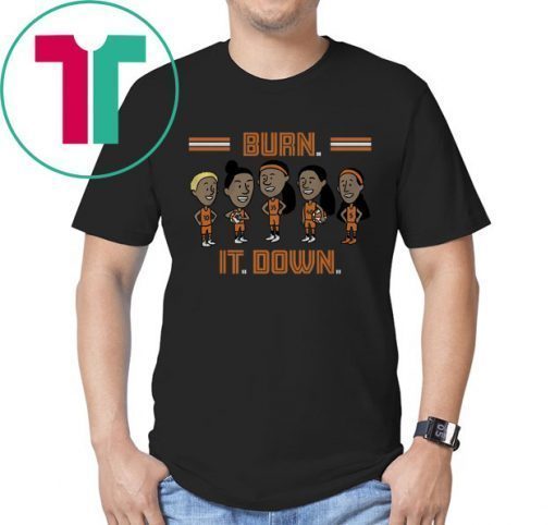 Burn It Down Shirt - Connecticut, WNBPA T-Shirt