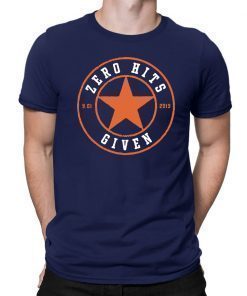 Zero Hits Given Tee Shirt