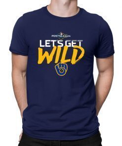 Womens Let's Get Wild Milwaukee Brewers Tee Shirt