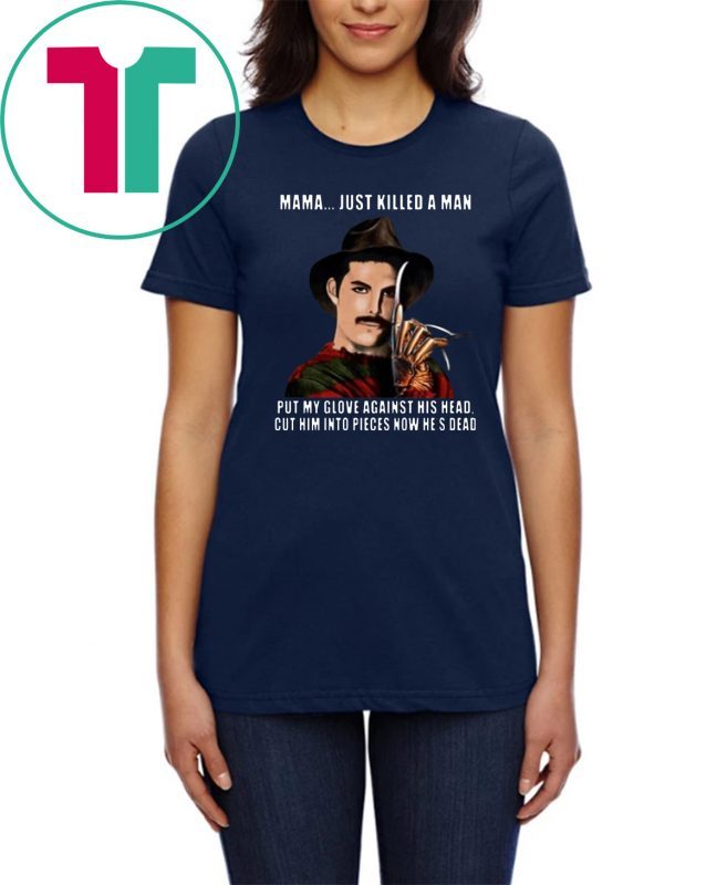 Freddie Mercury In Freddy Krueger Costume Bohemian Rhapsody T-Shirt