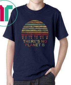 Vintage Earth Day - There is no Planet B Lover Gift Tee Shirt