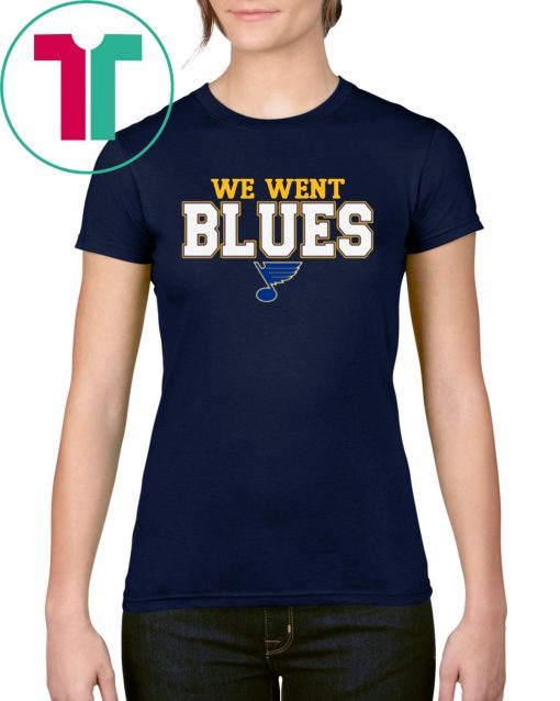 St Louis Blues We Went Blues 2019 T-Shirt