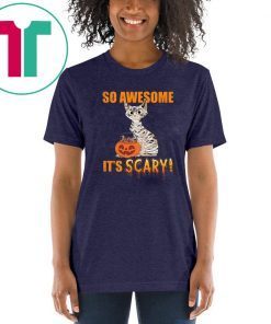 Cat awesome It's Scary Halloween T-Shirt