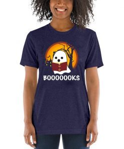 Boo Read Books Halloween Boooooks Tee Shirt