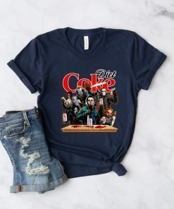 Horror Characters Drinking Diet Coke T-Shirt