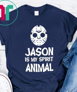 Jason Mask is my spirit animal Friday 13th Horror Halloween Tee Shirt