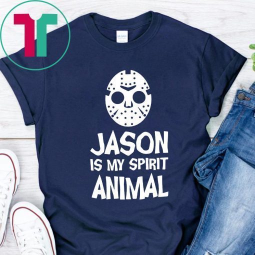 Jason Mask is my spirit animal Friday 13th Horror Halloween Tee Shirt