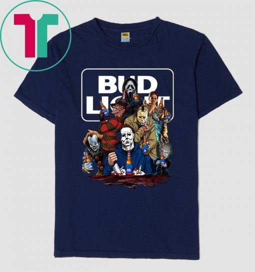 Horror Characters Bud Light T-Shirt