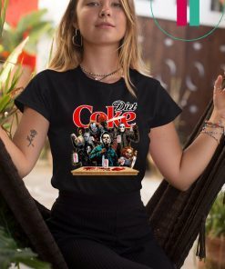 Horror Characters Drinking Diet Coke T-Shirt