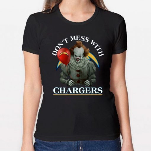 Cool Gift For Fans Don't Mess With Los Angeles Chargers Pennywise T-Shirt