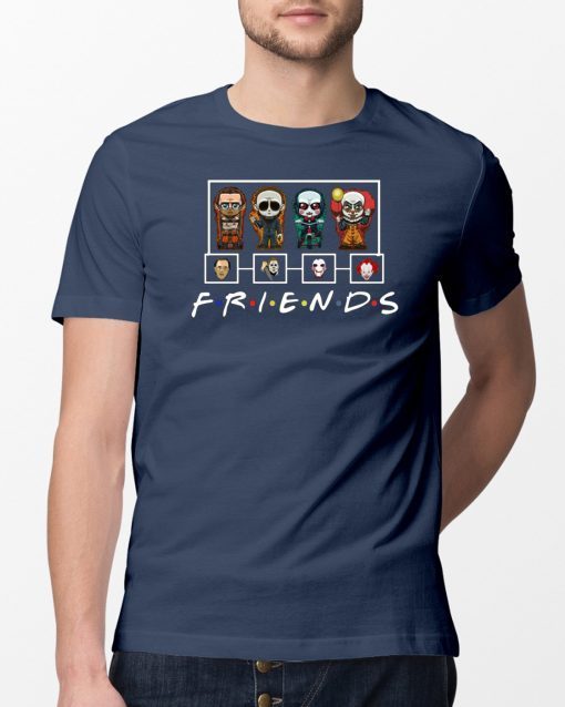 Friends Horror Movie Creepy Halloween Gift T-Shirt