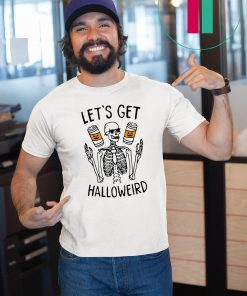 Lets Get Halloweird Funny Halloween Tee Shirt