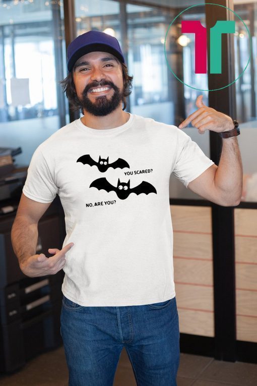 Scared Bats Funny Halloween Shirt