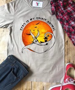 Zero Is my Spirit Animal Halloween Moon Tee Shirt