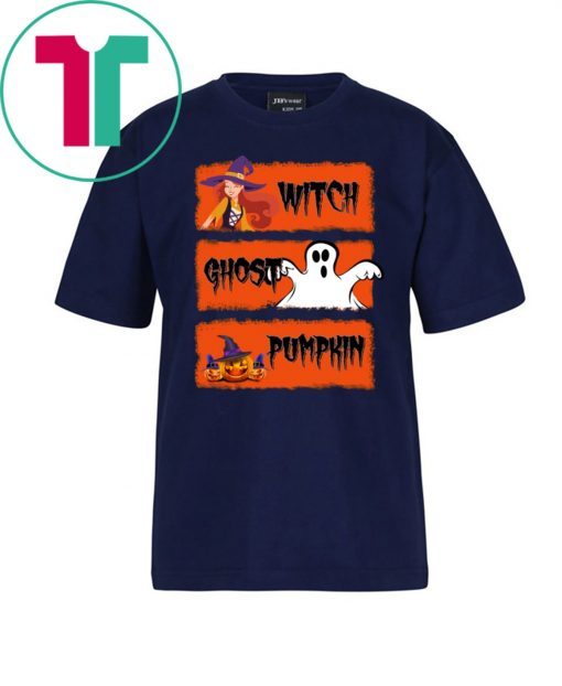 Witch Ghost Pumpkin Halloween Classic T-Shirt