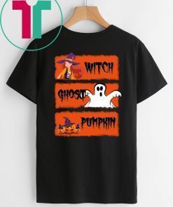 Witch Ghost Pumpkin Halloween Classic T-Shirt