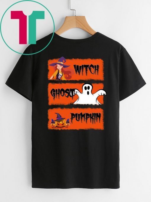 Witch Ghost Pumpkin Halloween Classic T-Shirt