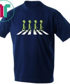 Alien On The Abbey Road Offcial T-Shirt