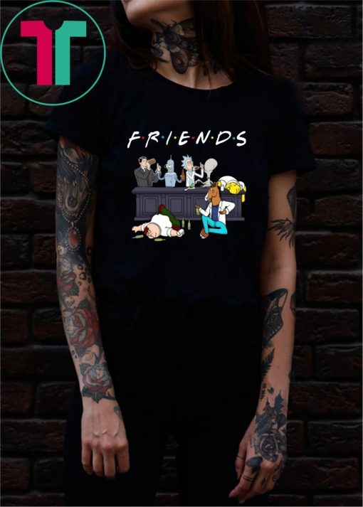 Rick Sanchez Drinking Buddies FRIENDS T-Shirt