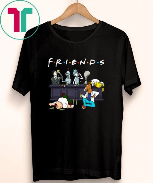 Offcial Rick Sanchez Drinking Buddies FRIENDS T-Shirt