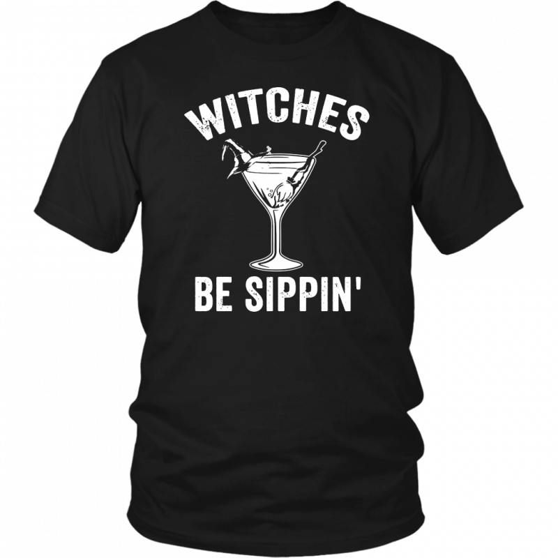 Witches Be Sippin’ Cocktail Halloween Offcial T-Shirt